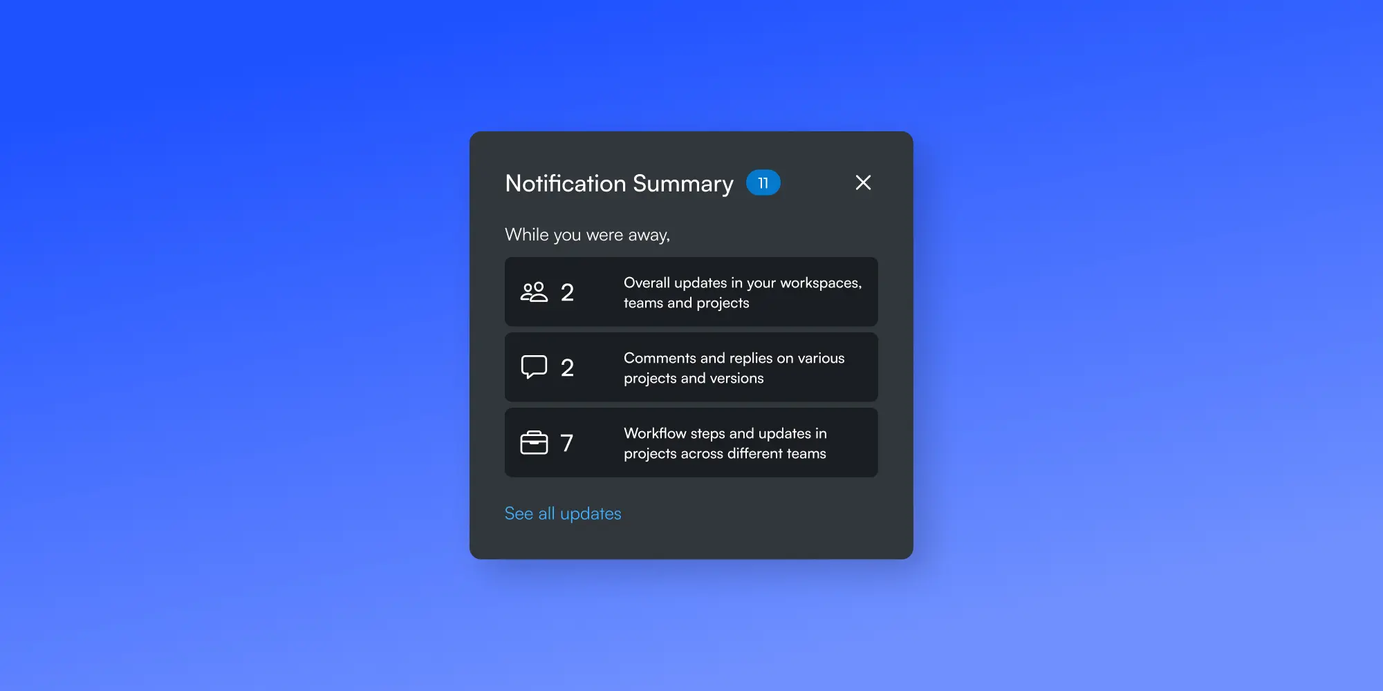 Building Summarized Notifications at Tessact