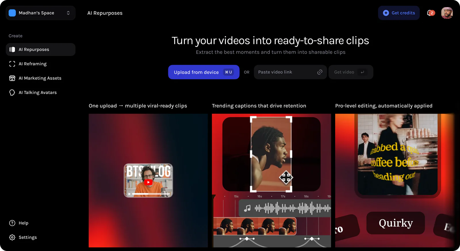 Web Video Editor preview